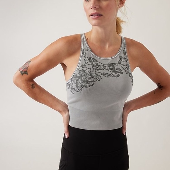 Athleta High Neck Crop Tank - Picture 1 of 3